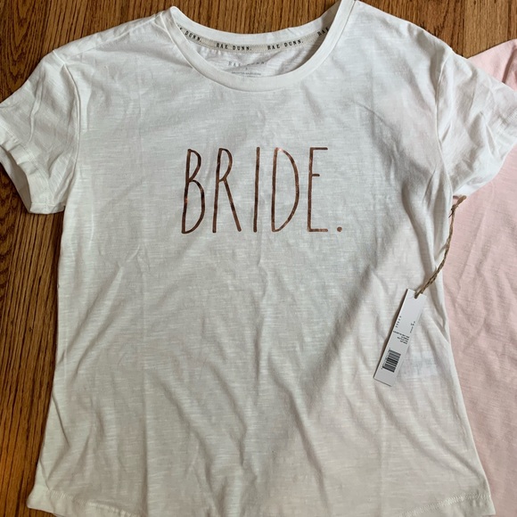 NWT Rae Dunn Bride and Wifey T-Shirt Bundle, Small - Picture 2 of 11